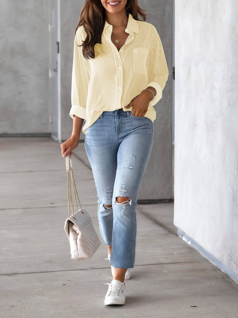 Camicia a righe da donna Madison |