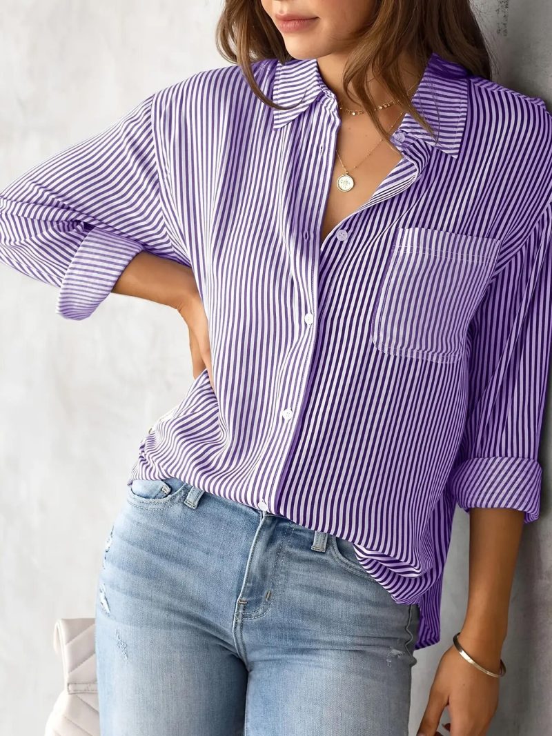Camicia a righe da donna Madison |