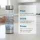 hydrolu9e HydroLuxe Hydrogen Bottle