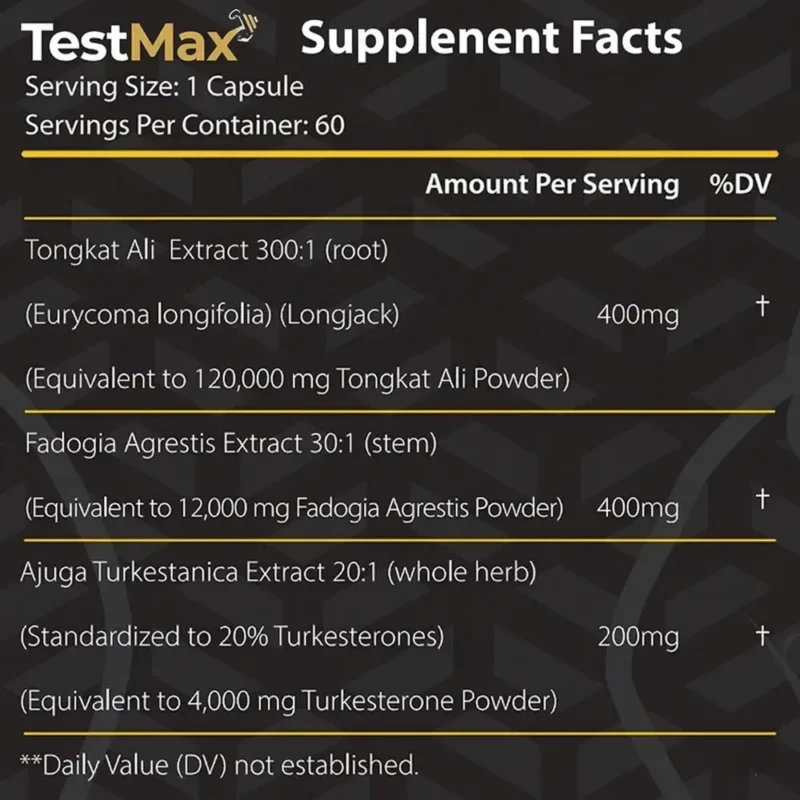 TESTMAX Testosterone Booster